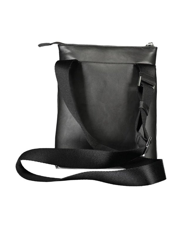 Black Polyester Shoulder Bag