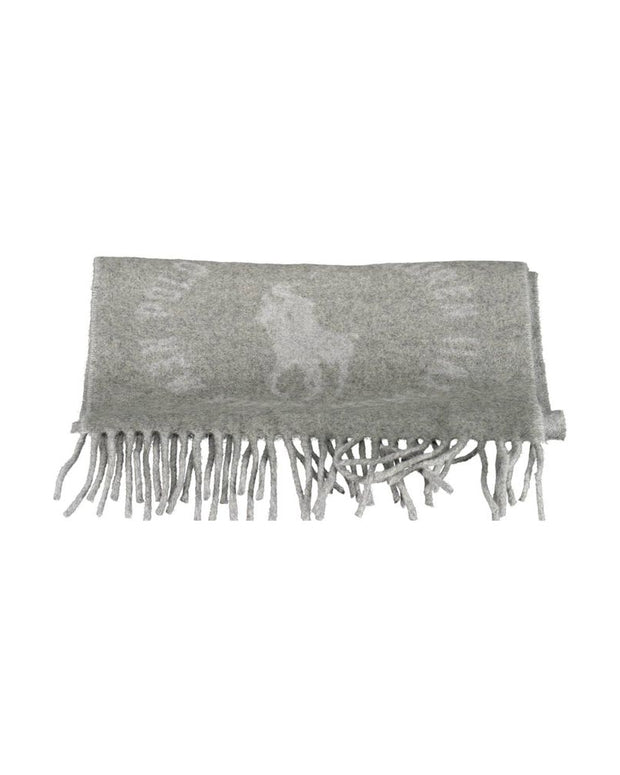 Gray Nylon Scarf
