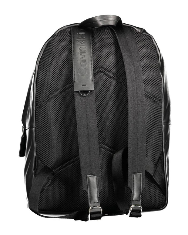 Black Polyester Backpack