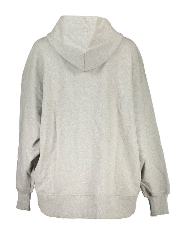 Gray Cotton Women Sweater