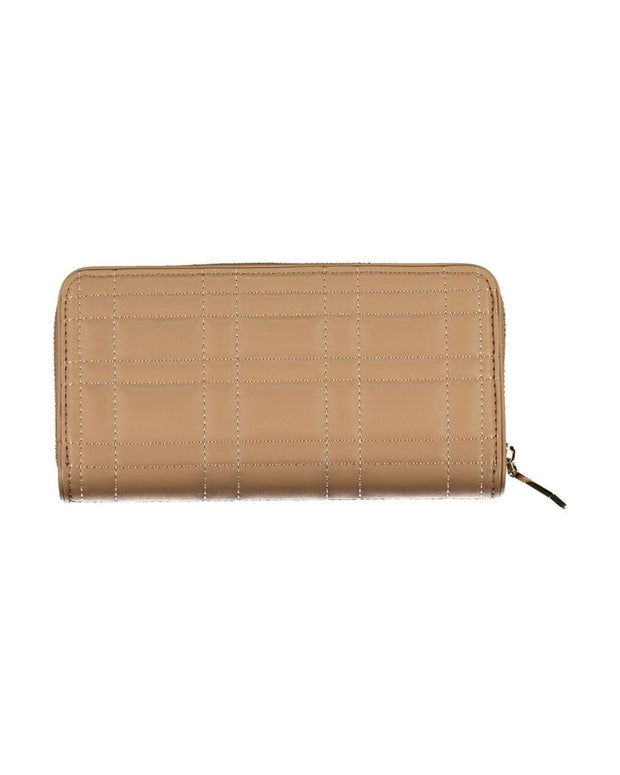Beige Polyester Wallet