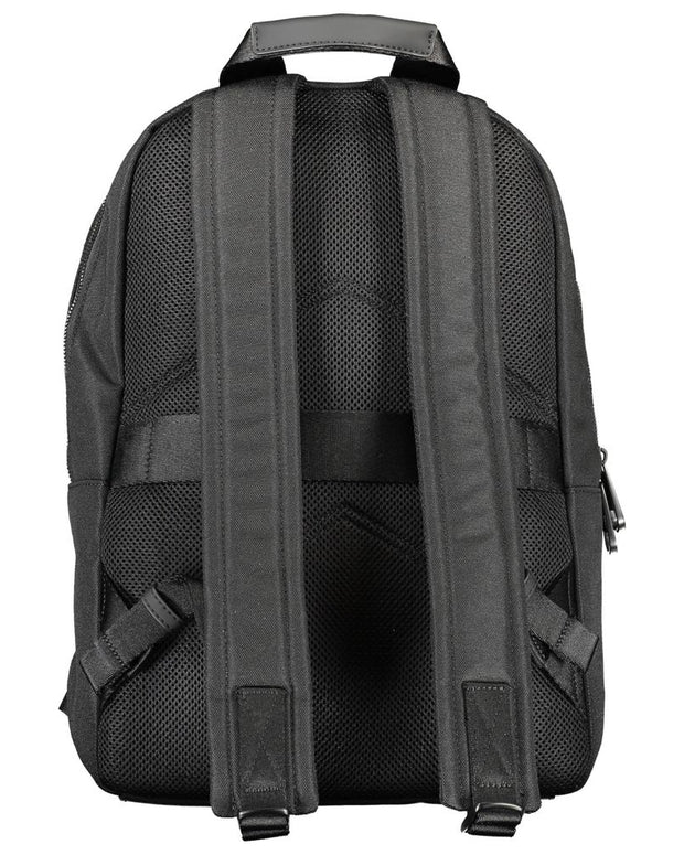 Black Polyester Backpack