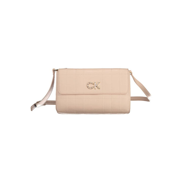 Pink Polyester Handbag