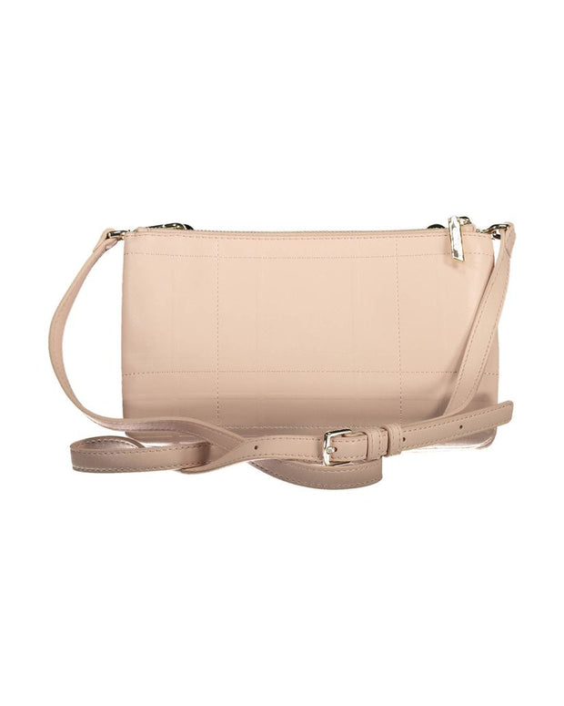 Pink Polyester Handbag