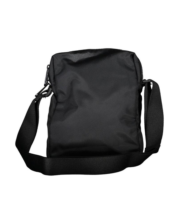 Black Polyester Shoulder Bag