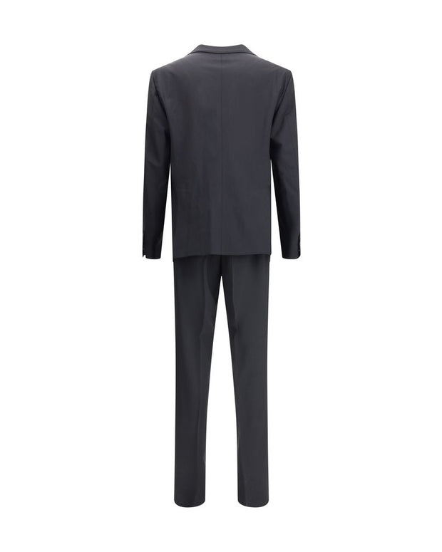 Black Fleece Wool Two-Piece Suit