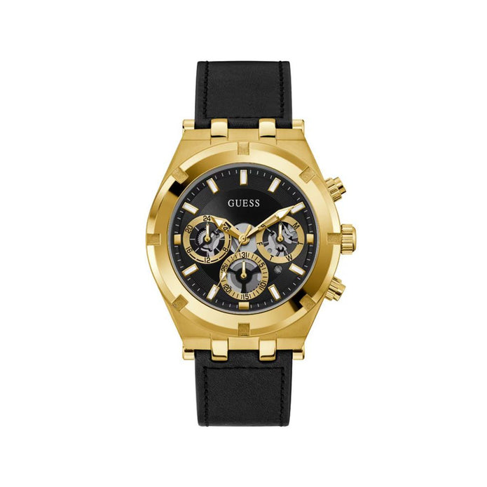 Black Leather Watch