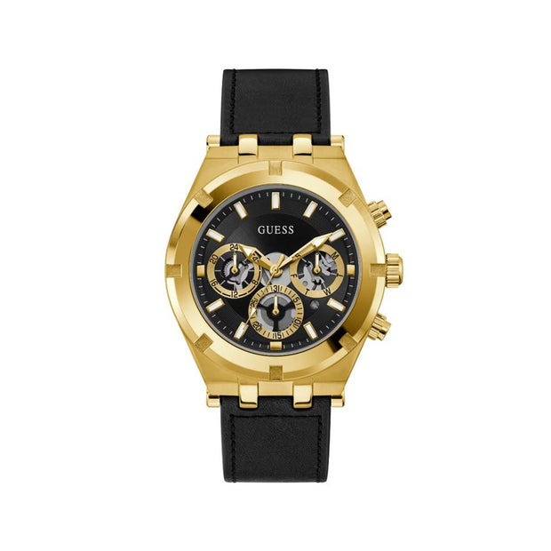Black Leather Watch