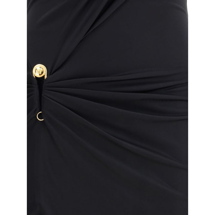 Draped jersey long Dress