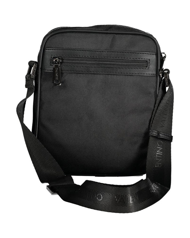 Black Polyester Shoulder Bag