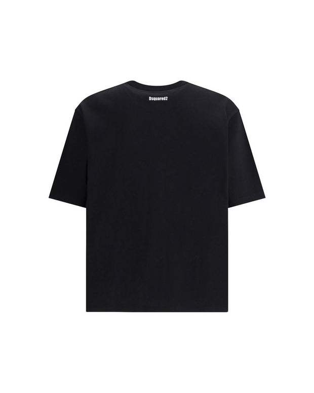 Black Cotton T-Shirt