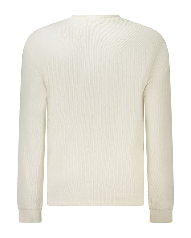 White Cotton Men Sweater