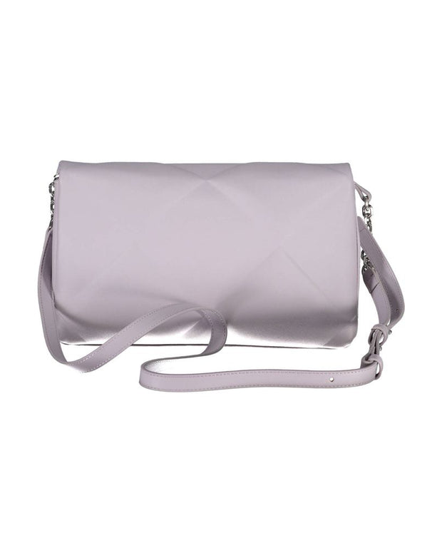 Purple Polyester Handbag