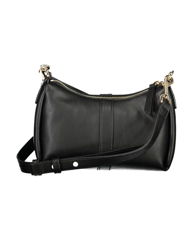 Black Polyester Handbag