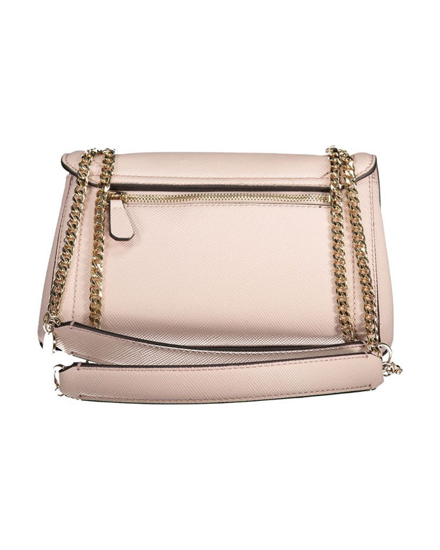 Pink Polyethylene Handbag