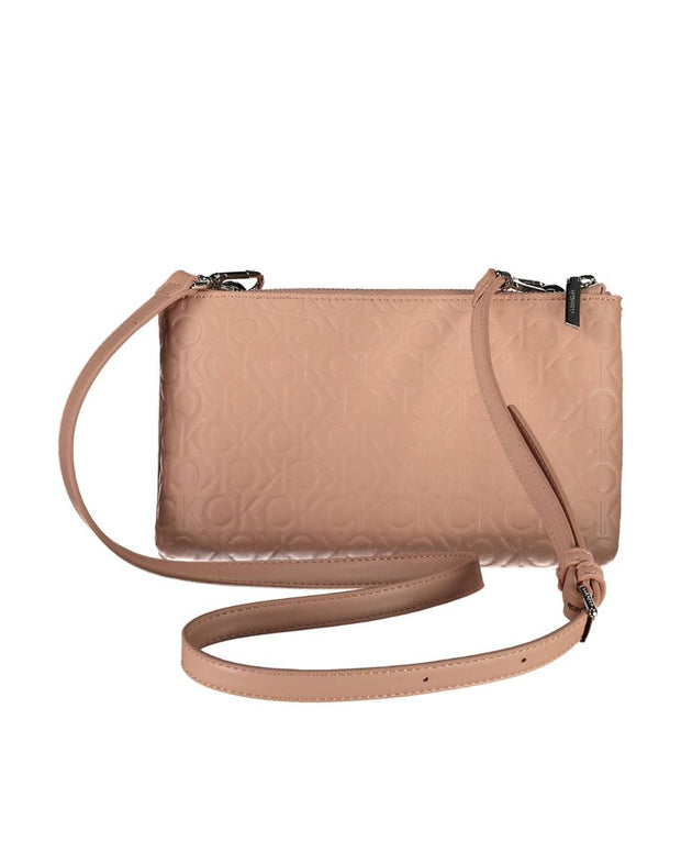 Pink Polyester Handbag