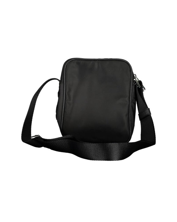 Black Polyester Shoulder Bag