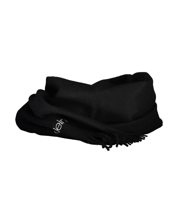 Black Polyester Scarf