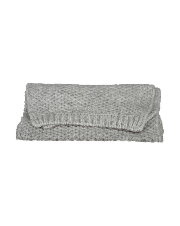 Gray Alpaca Wool Scarf