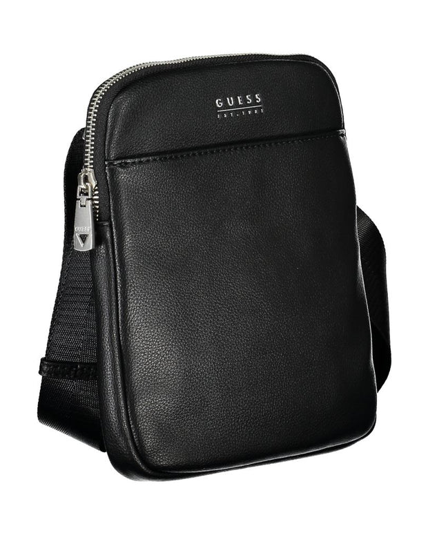 Black Polyethylene Shoulder Bag
