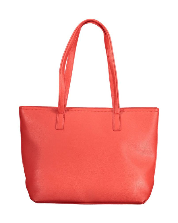 Red Polyethylene Handbag