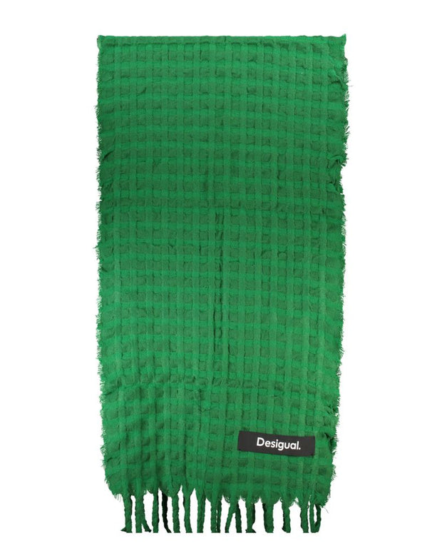 Green Polyester Scarf
