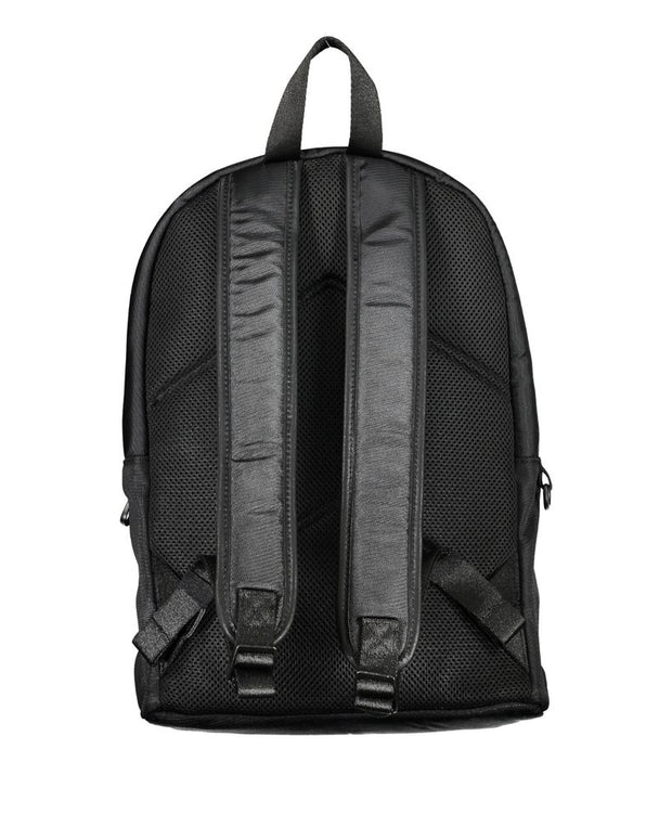 Black Polyester Backpack