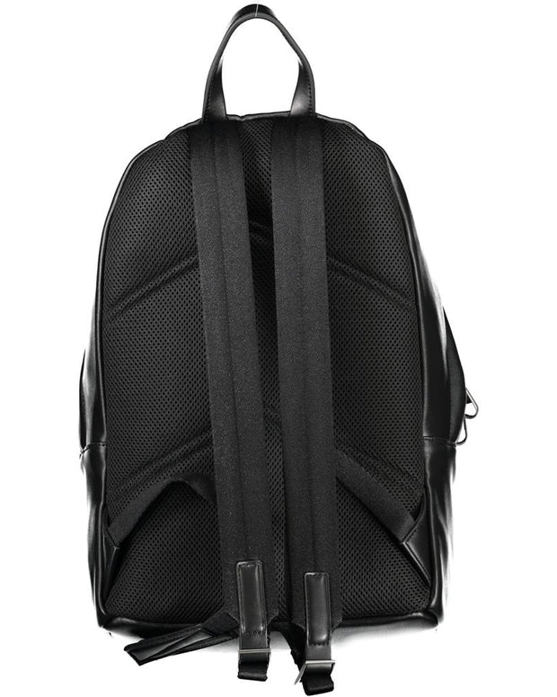 Black Polyester Backpack
