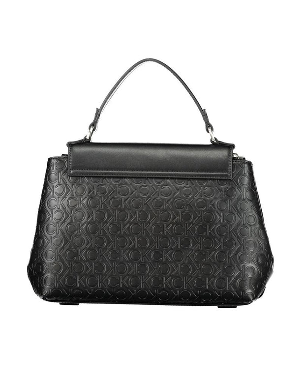 Black Polyester Handbag