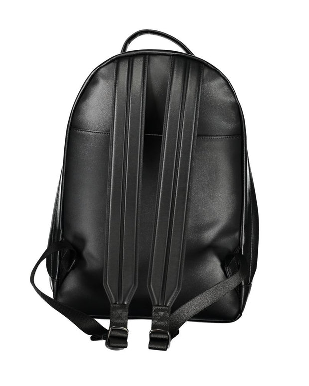 Black Polyester Backpack