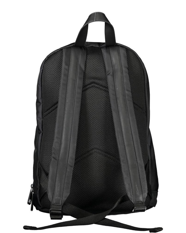 Black Polyester Backpack