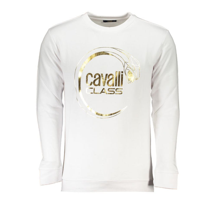 White Cotton Men Sweater