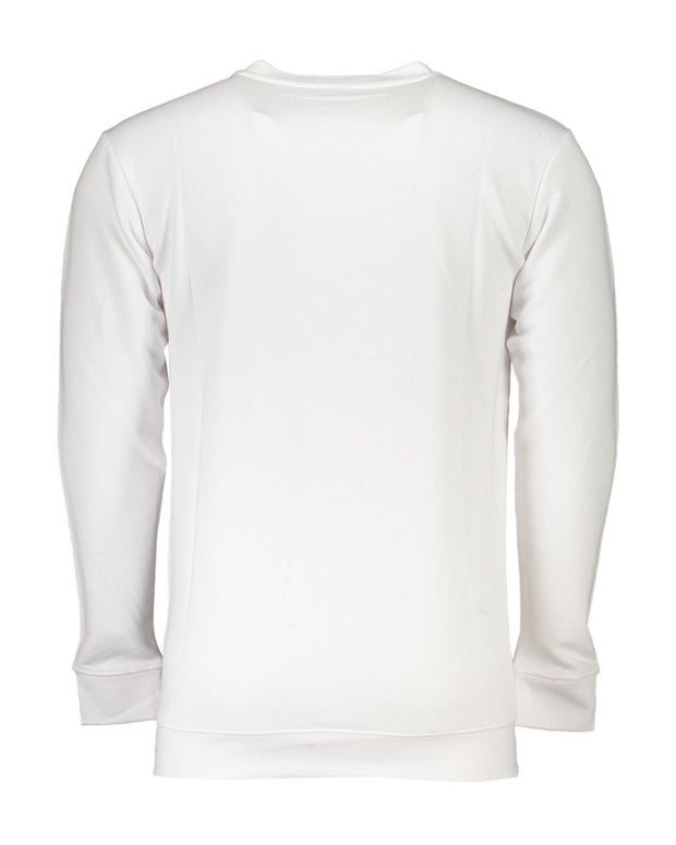 White Cotton Men Sweater