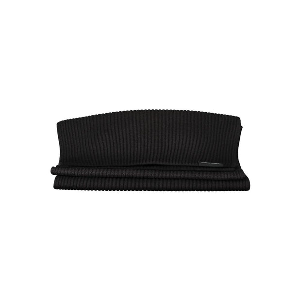 Black Cotton Scarf