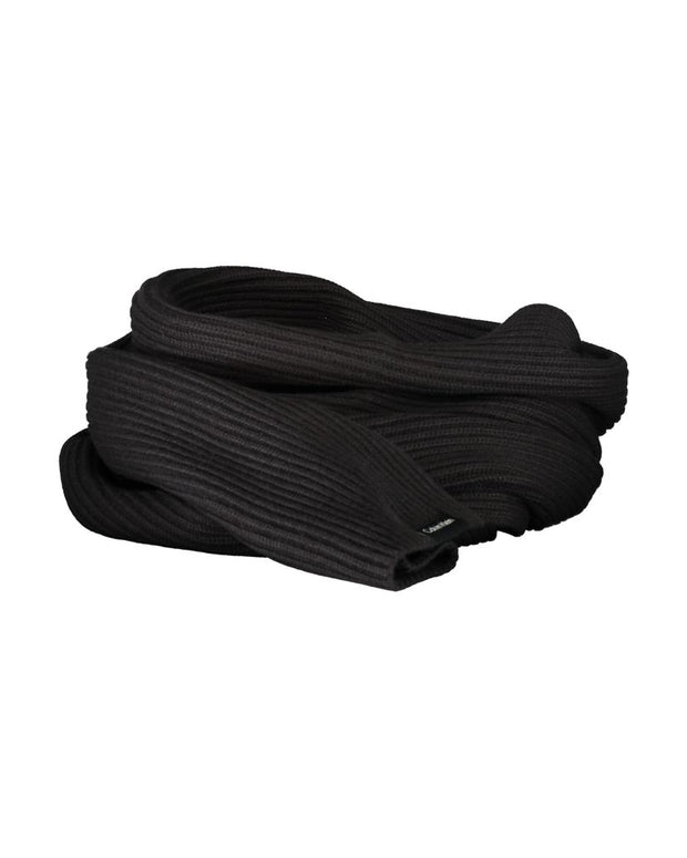 Black Cotton Scarf