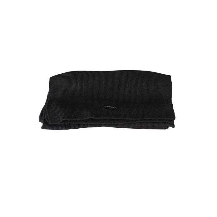 Black Cotton Scarf