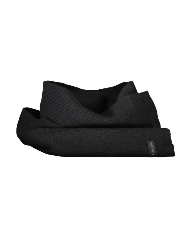 Black Cotton Scarf
