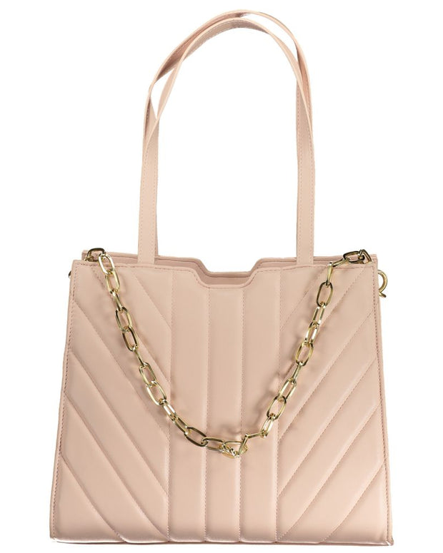 Pink Polyethylene Handbag