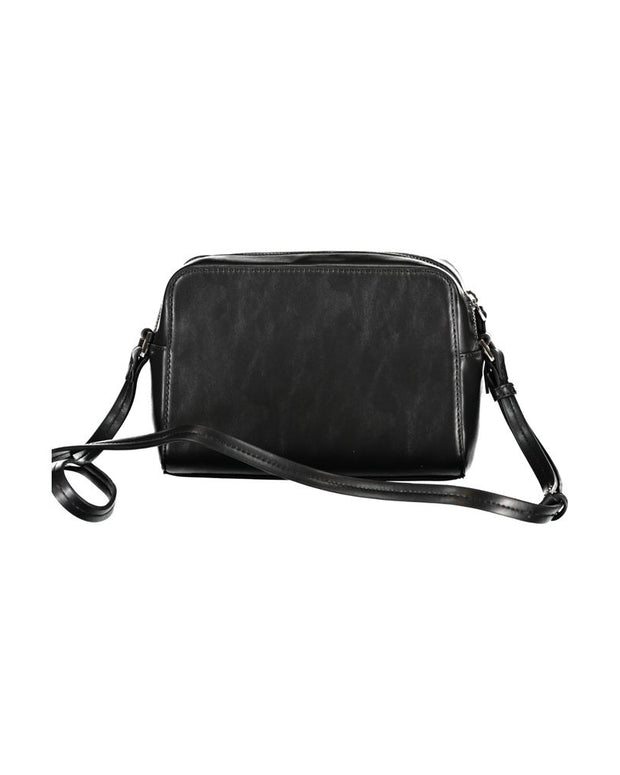 Black Polyester Handbag