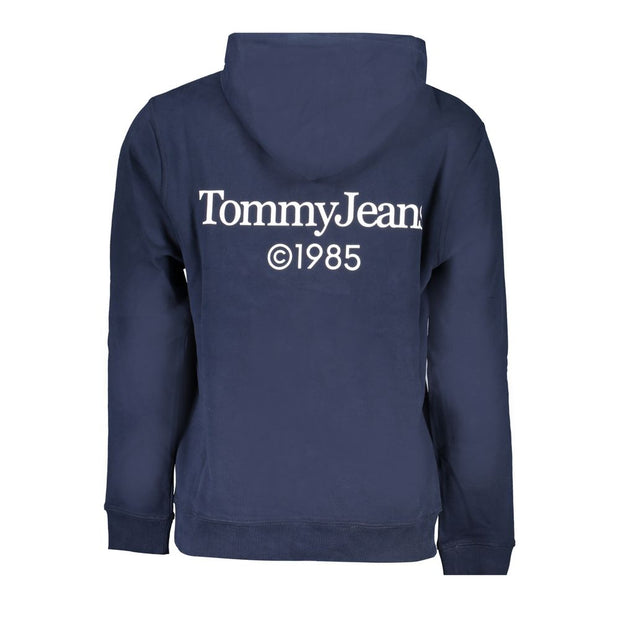 Blue Cotton Men Sweater
