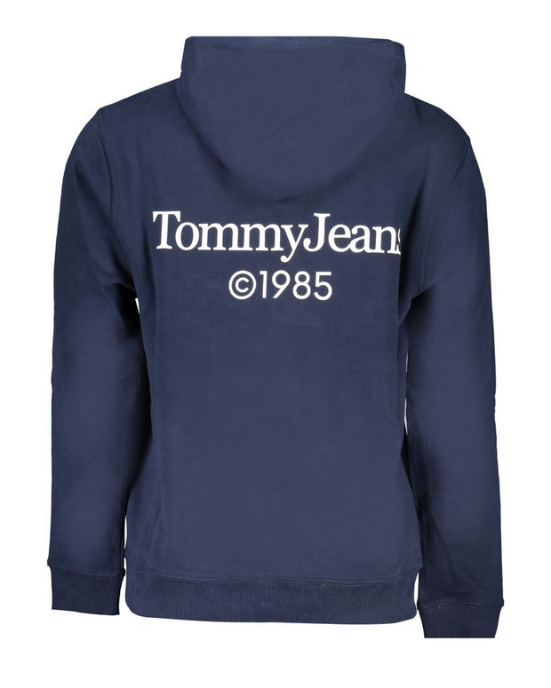 Blue Cotton Men Sweater