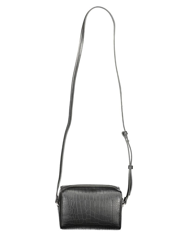 Black Polyester Handbag