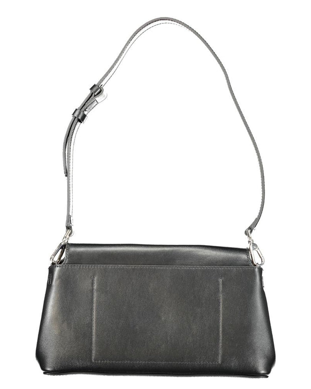Black Polyester Handbag