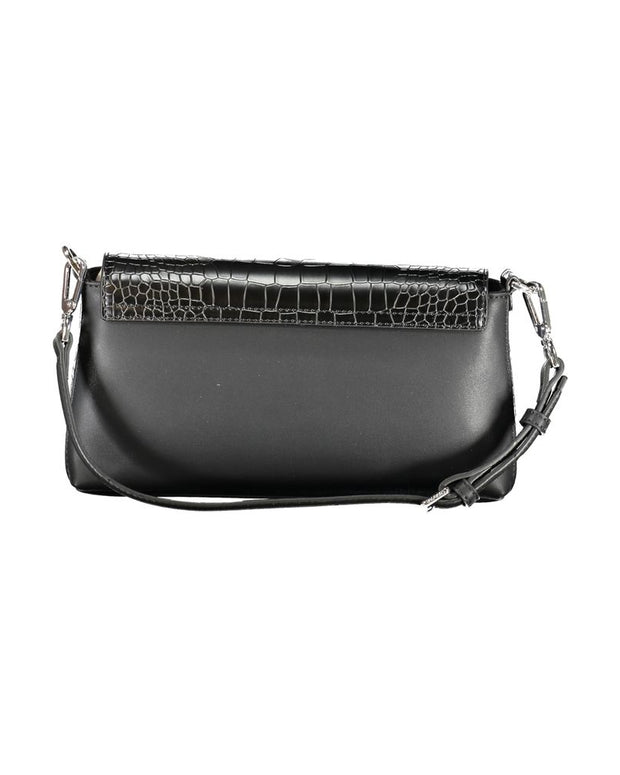 Black Polyester Handbag