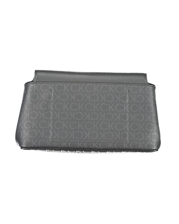 Black Polyester Handbag
