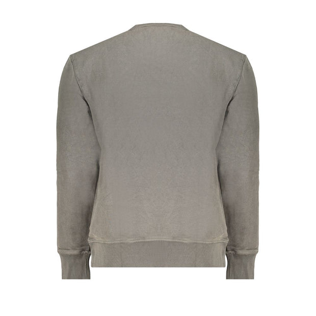 Green Cotton Men Sweater