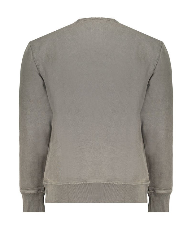 Green Cotton Men Sweater