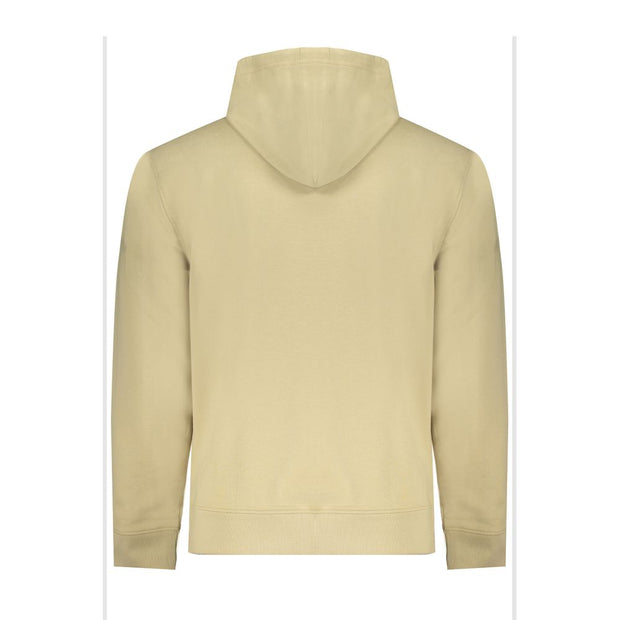 Beige Cotton Men Sweater