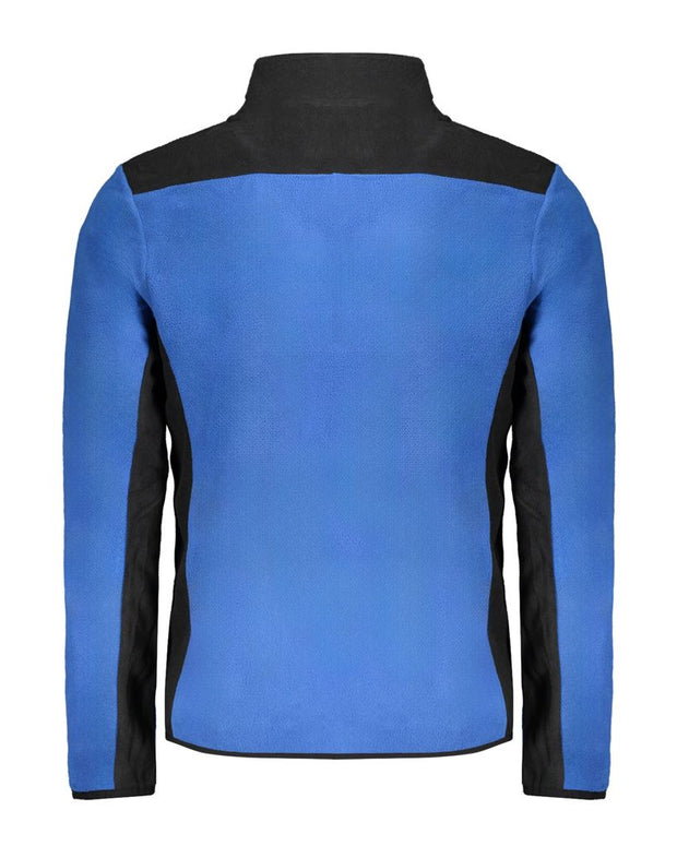 Blue Polyester Sweater