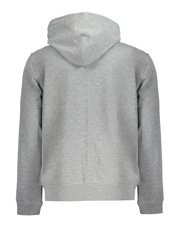 Gray Polyester Men Sweater